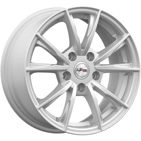iFree KC1055 Сион 15x6.5" 5x112мм DIA 57.1мм ET 45мм Нео-классик / Серебристый от магазина Империя шин