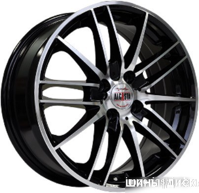 Alcasta M16 16x6.5" 5x114.3мм DIA 66.1мм ET 45мм BKF от магазина Империя шин