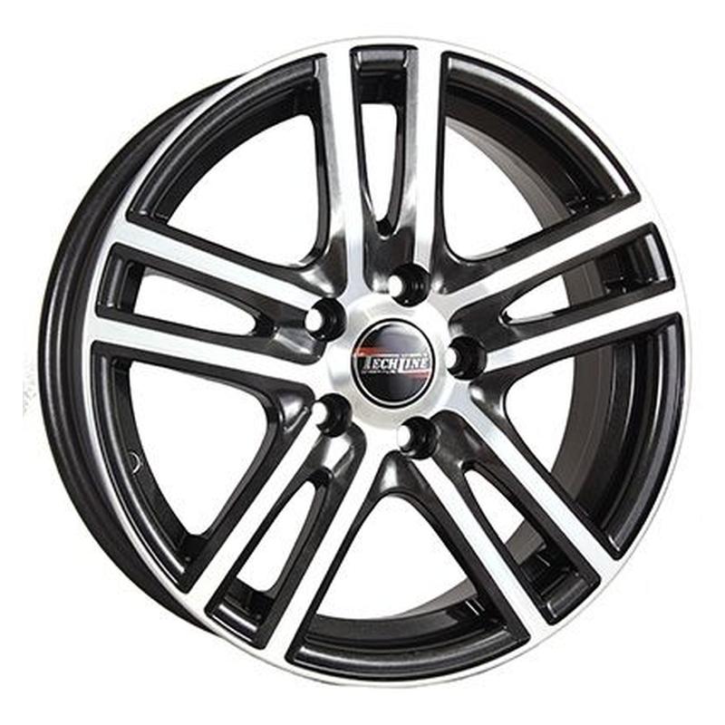Tech Line 329-bd 13x5" 4x98мм DIA 58.6мм ET 35мм BD / Черный с полировкой от магазина Империя шин