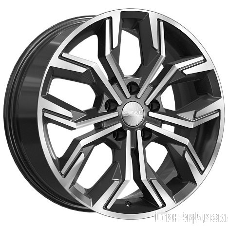 K&K Амиата (КЛ327) 17x7" 4x100мм DIA 60.1мм ET 43мм Алмаз черный от магазина Империя шин