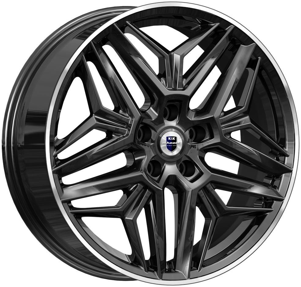 K&K Колумб (КС1038) 19x7" 5x115мм DIA 70.3мм ET 45мм Алмаз черный от магазина Империя шин