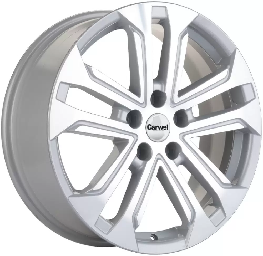 Carwel Витус 244 (Tiggo 7 Pro Max ) 18x7" 5x108мм DIA 60.1мм ET 33мм SB / Насыщенный серебристый металлик от магазина Империя шин