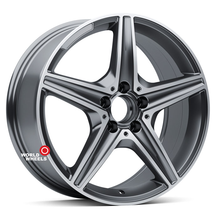 KoKo Kuture 261 OEM R18 18x8" 5x112мм DIA 66.6мм ET 45мм Gunmetal Machined (GMP) от магазина Империя шин