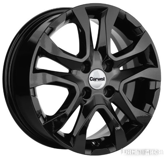 Carwel Тобол 1503 15x6" 4x100мм DIA 60.1мм ET 50мм BL от магазина Империя шин