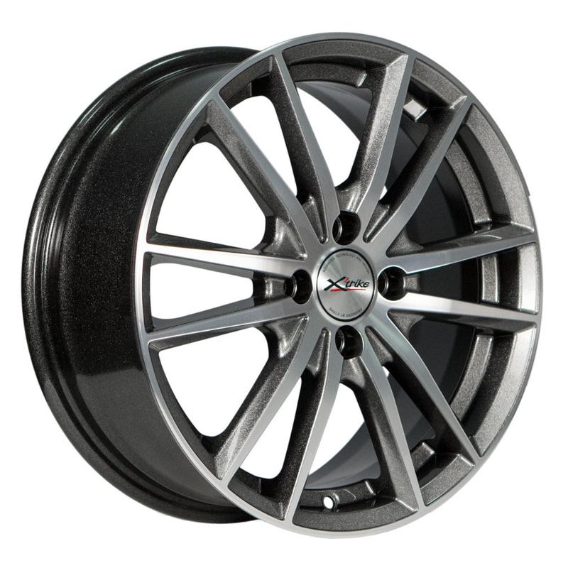 X'trike X-129-hsb 16x6.5" 4x100мм DIA 67.1мм ET 45мм HSB / Графитовый от магазина Империя шин