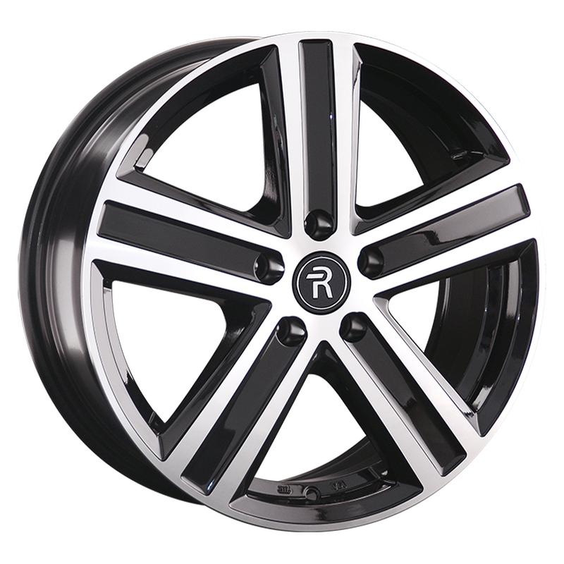 Volkswagen VV334-mb 18x8" 5x120мм DIA 65.1мм ET 50мм BKF / Чёрный  глянцевый с проточкой от магазина Империя шин