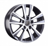 Volkswagen VV96-mg 17x7" 5x120мм DIA 65.1мм ET 55мм GMF / графитовый с алмазной проточкой