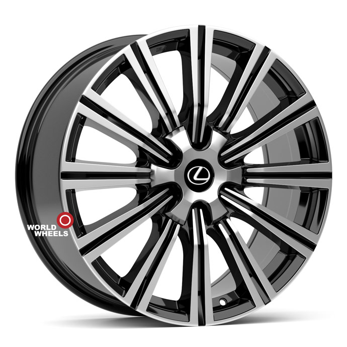 KoKo Kuture 330 OEM R20 20x8.5" 6x139.7мм DIA 106.1мм ET 25мм Black Machined (BP)