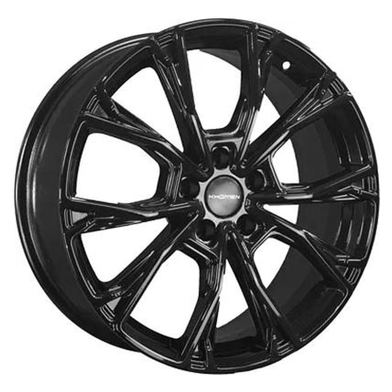 KHOMEN 1907-blk (X-Trail T33) 19x7.5" 5x114,3мм DIA 66.1мм ET 40мм BLK / Чёрный с полировкой от магазина Империя шин