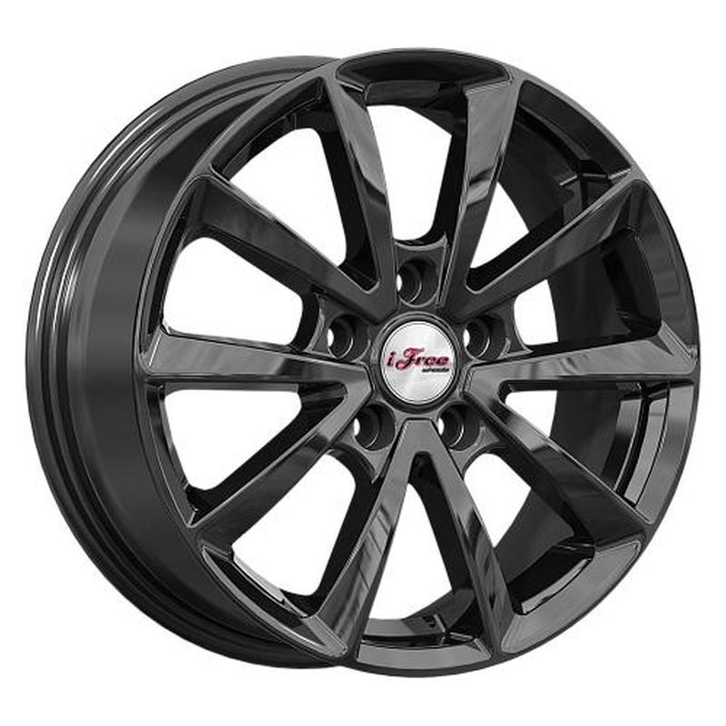 iFree KC907-bk Скайрим 16x6.5" 5x114,3мм DIA 60.1мм ET 45мм BK / Чёрный глянцевый от магазина Империя шин