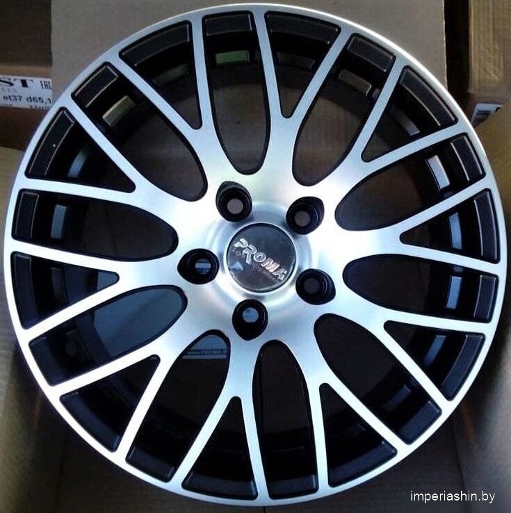 Proma GT 18x7.5" 5x114.3мм DIA 67.1мм ET 45мм Алмаз матовый/Черный матовый от магазина Империя шин
