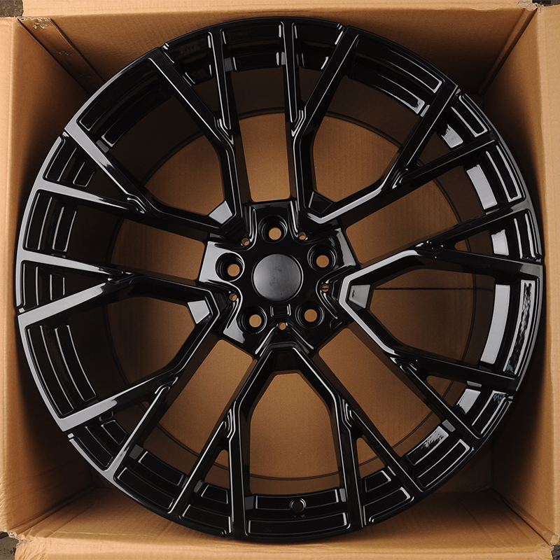 Powcan BK5769 21x9.5" 5x112мм DIA 66.6мм ET 37мм Gloss Black от магазина Империя шин