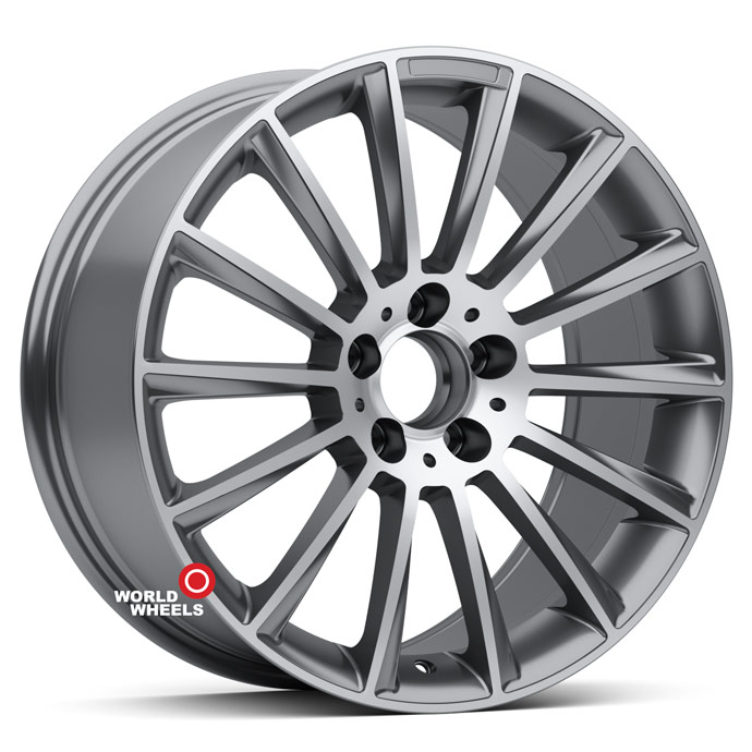 KoKo Kuture 263 OEM R18 18x8.5" 5x112мм DIA 66.6мм ET 35мм Gunmetal Machined (GMP) от магазина Империя шин