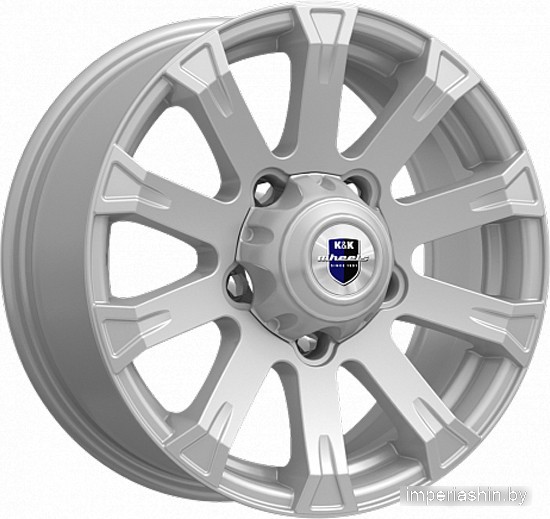 K&K Байкал 16x7" 5x139.7мм DIA 108.5мм ET 35мм Сильвер
