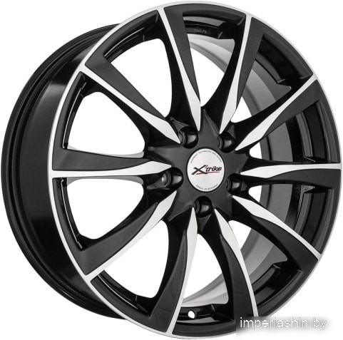 X'trike X-120 17x7" 5x115мм DIA 70.2мм ET 43мм BK/FP от магазина Империя шин