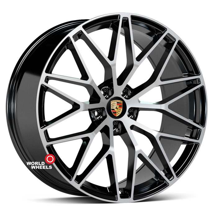 KoKo Kuture 850 OEM FF R21 21x9.5" 5x112мм DIA 66.6мм ET 26мм Black Machined (BP)