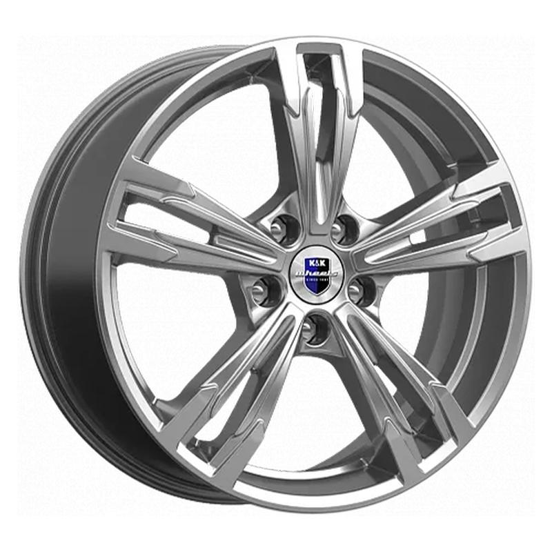 K&K KC935-dpl Karrera Light 18x7" 5x114,3мм DIA 67.1мм ET 45мм дарк платинум брайт / Графитовый светлый от магазина Империя шин
