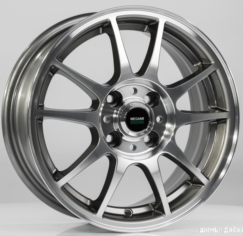 Megami MGM-5 15x6" 4x100мм DIA 60.1мм ET 50мм GMF от магазина Империя шин
