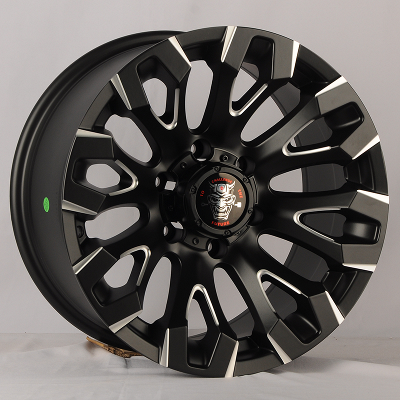IWheel JT255-7 17x9.0" 5x127мм DIA 71.5мм ET-10 Matt Black+Milling Spoke от магазина Империя шин