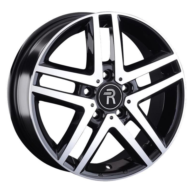 Volkswagen VV206-mb 16x6.5" 5x120мм DIA 65.1мм ET 51мм BKF / Чёрный  глянцевый с проточкой от магазина Империя шин
