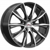 iFree KC684M-mb Кazaнтип 18x7.5" 5x108мм DIA 67.1мм ET 49мм Блэк Джек / Чёрный с алмазной проточкой