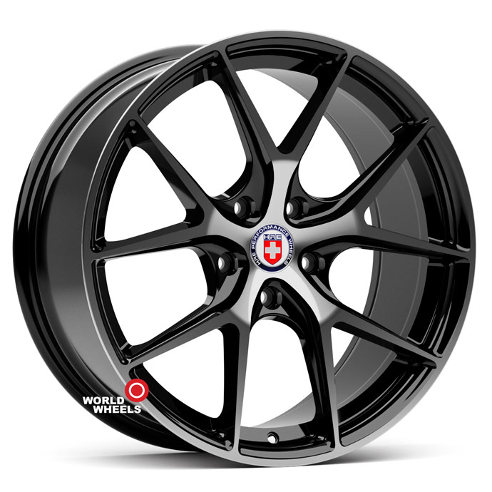 HFT 505 HRE R18 18x8" 5x112мм DIA 66.6мм ET 38мм Black Machined Coating (BPC) от магазина Империя шин