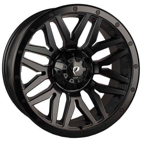 Powcan Y5369 17x8.0" 10x114.3 127 DIA 71.5мм ET 15мм BLACK MATT от магазина Империя шин