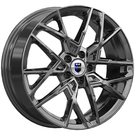 K&K KC1044-kv Вудроф 18x7" 5x108мм DIA 63.35мм ET 50мм кварц / Тёмно-серый глянцевый от магазина Империя шин