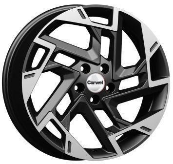 Carwel Кедон-ab 270 (RAV4) 19x7.5" 5x114,3мм DIA 60.1мм ET 40мм AB / Черный с полировкой от магазина Империя шин