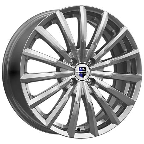 K&K KC641-dpl Акцент 14x5.5" 4x100мм DIA 67.1мм ET 39мм дарк платинум / Тёмно-графитовый от магазина Империя шин
