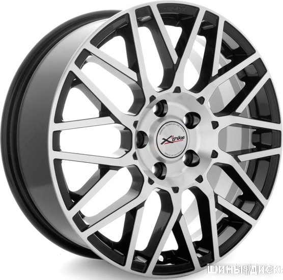 X'trike X-131 17x7" 4x100мм DIA 60.1мм ET 41мм BKM/FP от магазина Империя шин