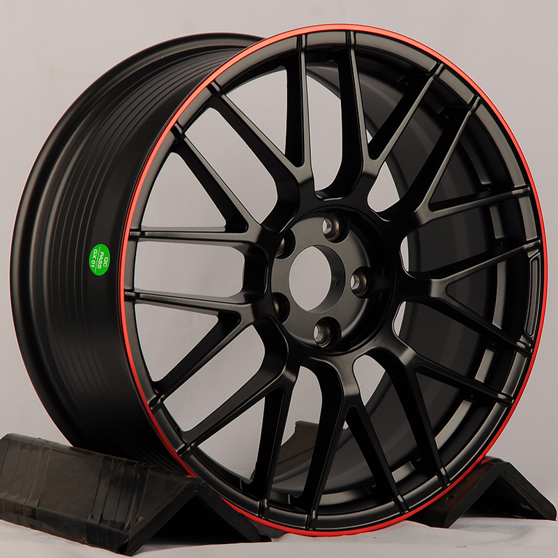 KoKo Kuture FF519 18x8.0" 5x112мм DIA 66.45мм ET 35мм Matte Red Black Lip от магазина Империя шин