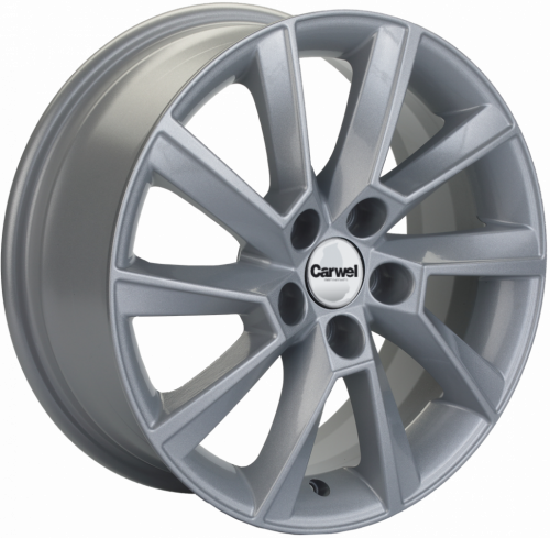 Carwel Сатурн 1507 (Rapid) 15x6" 5x100мм DIA 57.1мм ET 38мм SLT / Серебристый от магазина Империя шин