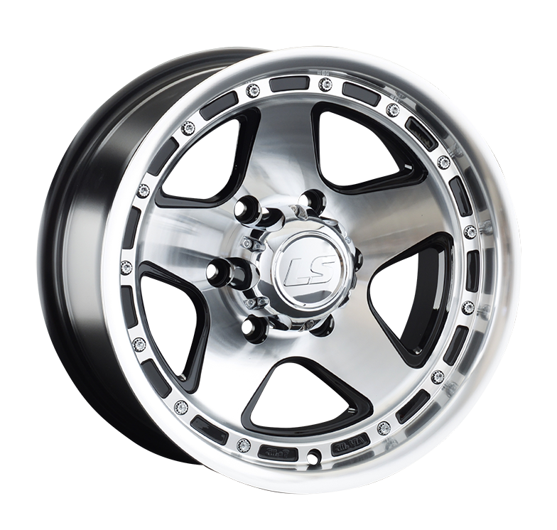 LS LS870 15x8" 6х139.7мм DIA 106.1мм ET -10мм BKF
