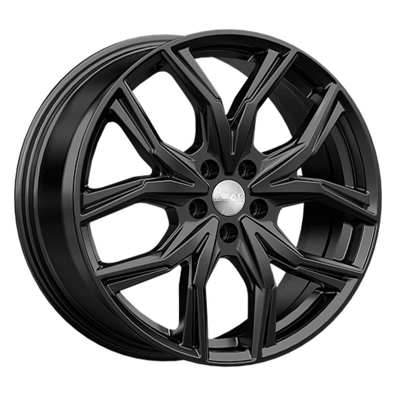 SKAD Арика-bm 19x8" 5x108мм DIA 63.35мм ET 45мм чёрный бархат / Чёрный матовый от магазина Империя шин