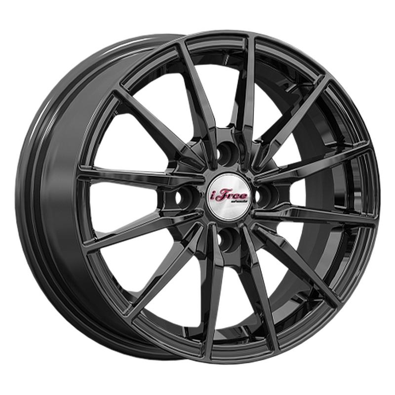 iFree KC1119-bk Финчер 14x5.5" 4x100мм DIA 67.1мм ET 42мм BK / Чёрный глянцевый от магазина Империя шин