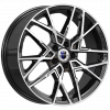 K&K KC1044-mb Вудроф 18x7" 5x115мм DIA 70.2мм ET 43мм алмаз чёрный / Чёрный с алмазной проточкой
