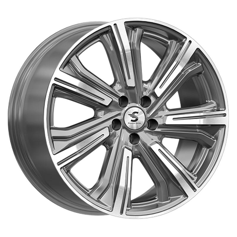 K&K КР1067-mg Kleemann 20x8.5" 5x120мм DIA 65.1мм ET 43мм Diamond Gloss Graphite / Светло-серый с алмазной проточкой от магазина Империя шин