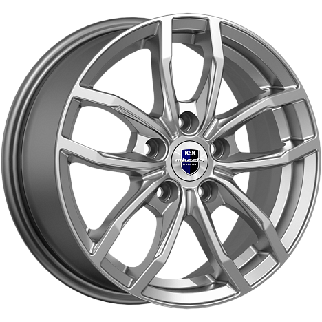 K&K KC1048-dpl Фрост 15x6.5" 5x112мм DIA 57.1мм ET 43мм дарк платинум / Тёмно-графитовый от магазина Империя шин