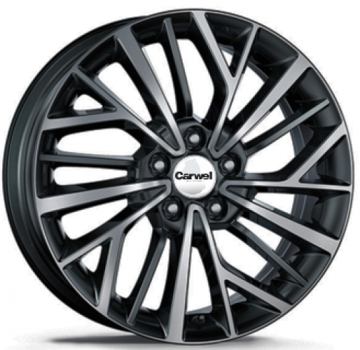 Carwel Токо-ab 1717 (KIA Ceed) 17x7" 5x114,3мм DIA 67.1мм ET 53мм ABT / Черный с полировкой от магазина Империя шин