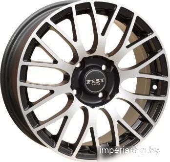 Proma GT 16x6.5" 5x108мм DIA 63.4мм ET 50мм Алмаз матовый/Черный матовый от магазина Империя шин