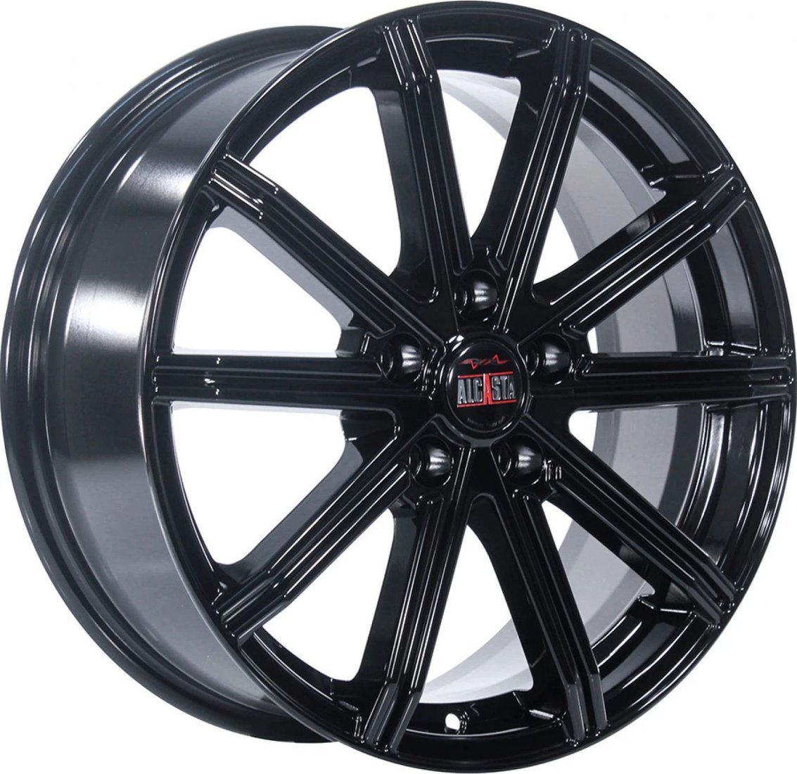 Alcasta M64 17x7" 5x108мм DIA 65.1мм ET 43мм Black
