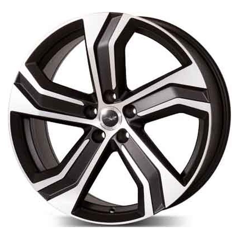 Volvo V5601-mbm 20x8.5" 5x108мм DIA 63.4мм ET 38мм MBM / Чёрный матовый с алмазной проточкой от магазина Империя шин