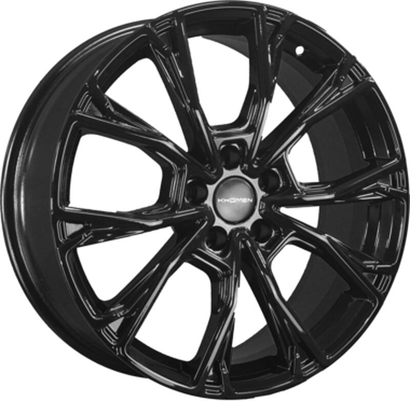 KHOMEN 1907-blk (Geely Monjaro) 19x7.5" 5x108мм DIA 63.4мм ET 46мм BLK / Чёрный глянцевый