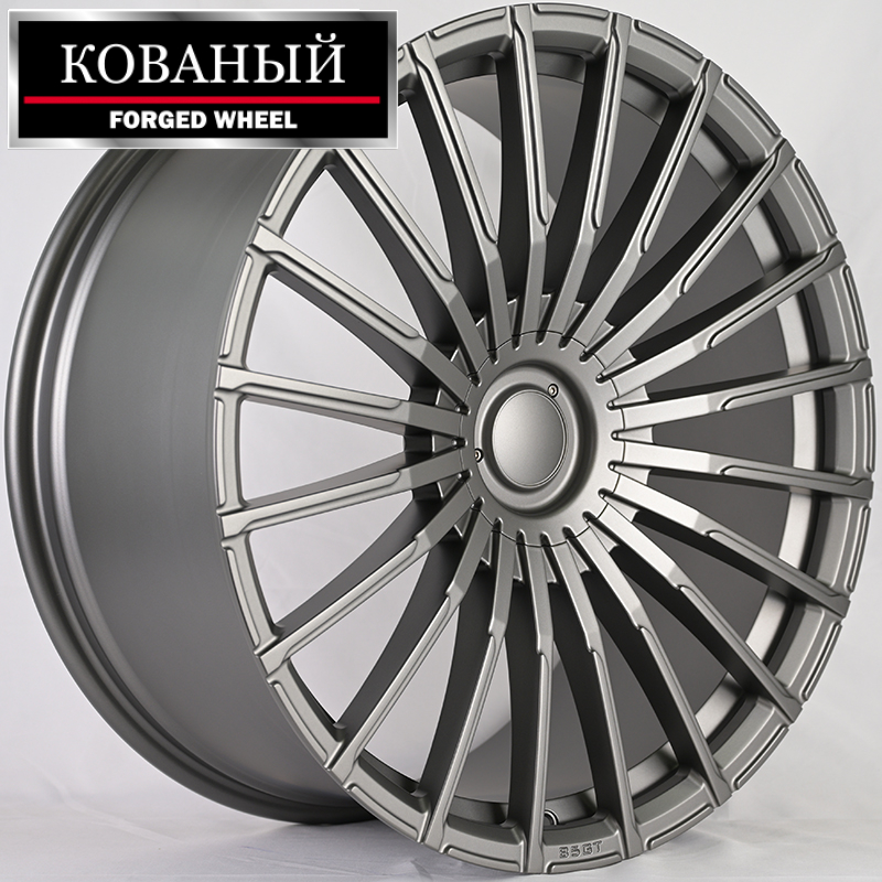 KOKO Kuture YC8413 22x11.5" 5x112мм DIA 66.56мм ET 40мм Matte Grey зад