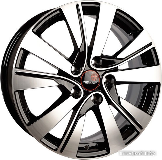 Vector R185 (17_Sportage) 17x7" 5x114.3мм DIA 67.1мм ET 48.5мм Черный с алмазной проточкой от магазина Империя шин
