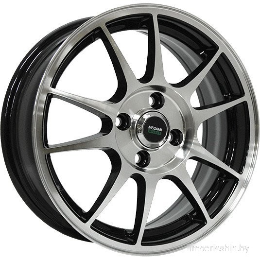 Megami MGM-5 15x6" 5x114.3мм DIA 67.1мм ET 38мм BKF от магазина Империя шин