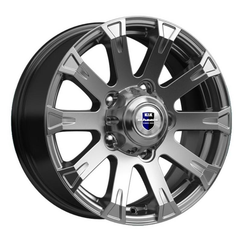 K&K KC601-dpl Байкал 16x7" 5x139,7мм DIA 108.5мм ET 35мм дарк платинум / Тёмно-графитовый от магазина Империя шин