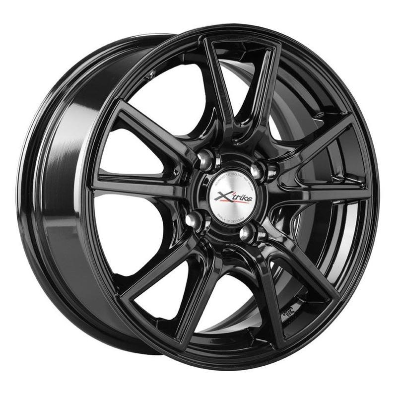 X'trike X-104-bk 14x6" 4x100мм DIA 67.1мм ET 38мм BK / Чёрный глянцевый от магазина Империя шин