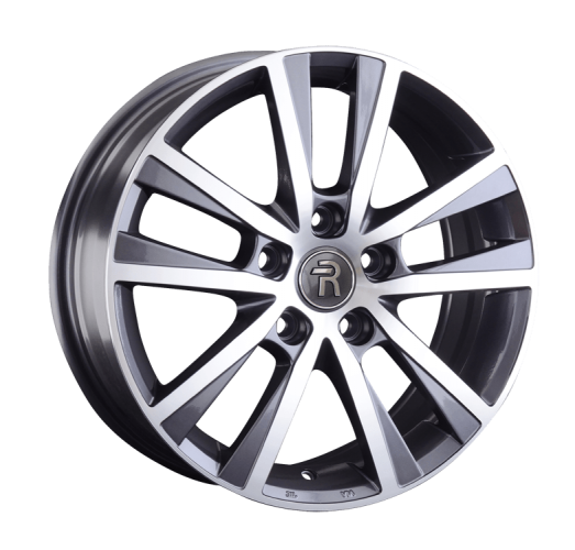 Volkswagen VV96-mg 17x7" 5x120мм DIA 65.1мм ET 55мм GMF / графитовый с алмазной проточкой
